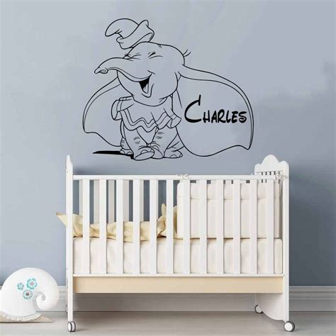 Dumbo Elephant Wall Decal Dumbo Wall Sticker Nursery Wall Etsy