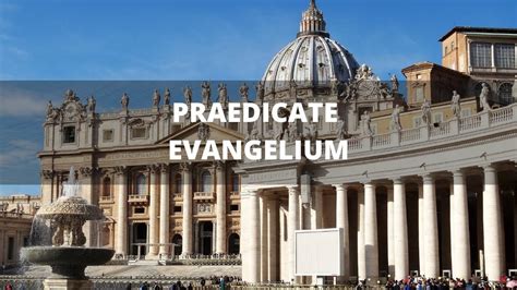 Vatican Publishes Official English Translation Of Praedicate Evangelium