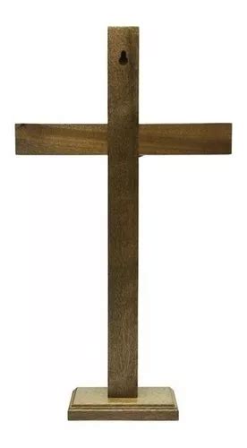 Crucifixo Para Mesa Ou Parede Tradicional Em Madeira Cm Venda Em