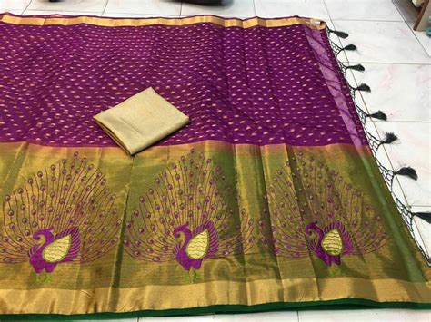 Syville The Beautiful Organsa Silk With Full Body Zari
