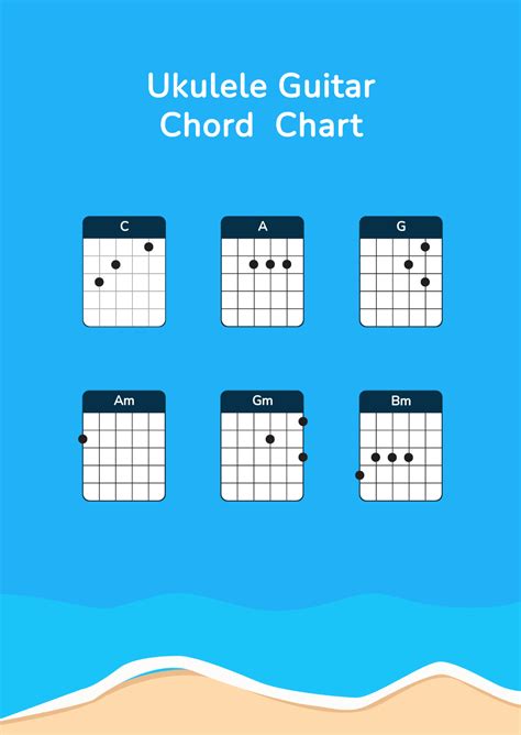 Free Guitar Chord Chart Templates Editable And Printable