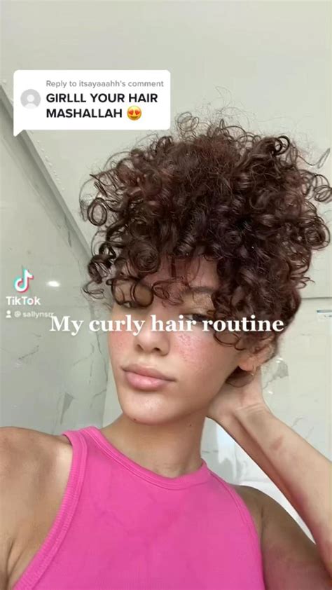 Curly hair routine | Curly hair styles, Curly hair routine, Hair routines