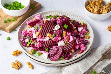 Rote Bete Salat Mit Feta Waln Ssen Nur Minuten