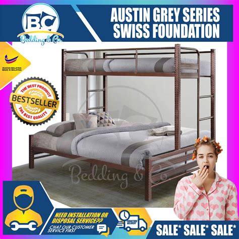 DOUBLE DECKER THICK BASE QUEEN + SINGLE DOUBLE DECKER BUNK METAL ...