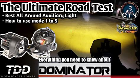 TDD Dominator Honest Review TDD Dominator On The Road Test Tdd