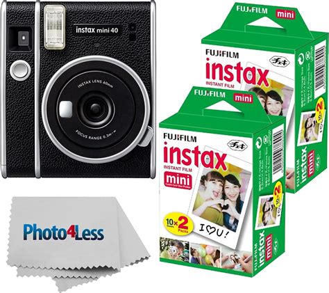 Amazon Fujifilm Instax Mini 40 Instant Film Camera With Twin Film