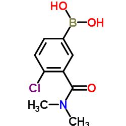 Ácido 4 cloro 3 dimetilcarbamoil fenil borónico CAS 871332 76 2