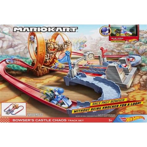 Hot Wheels Pista Mario Kart Castelo Do Caos Do Bowser Shopee Brasil
