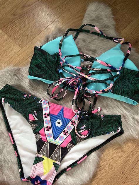 Bohemian Bikini Set Women S Fashion Swimwear Bikinis Swimsuits On Carousell