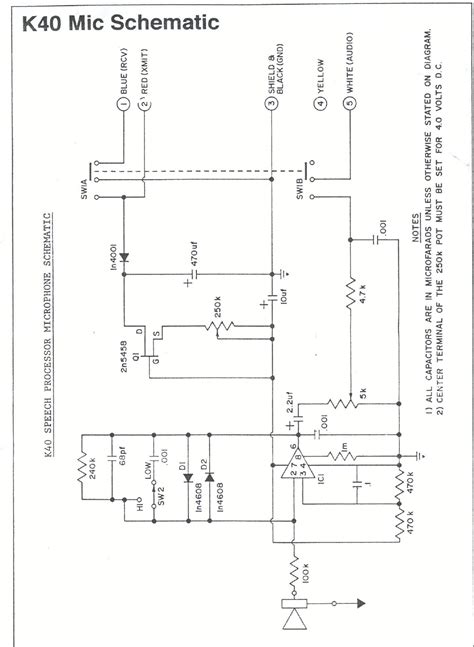 Cb Radio Microphone Wiring Diagrams