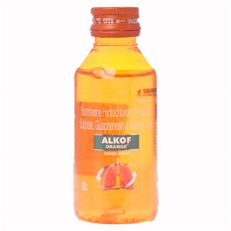 Alkof Cough Orange Syrup Ml Buy Medicines Online At Best Price