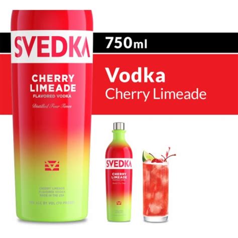 SVEDKA Cherry Limeade Flavored Vodka 750 Ml Frys Food Stores