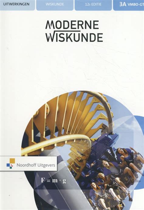 Bureau ISBN Moderne Wiskunde 3a Vmbo Gt Uitwerkingenboek