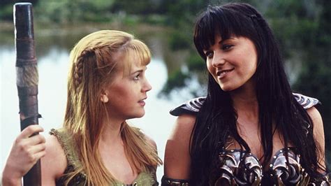 Hd Wallpaper Lesbians Women Outdoors Tv Lucy Lawless Xena Warrior