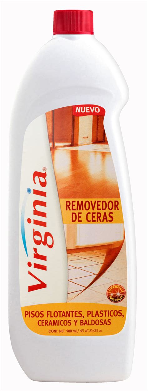 REMOVEDOR DE CERAS VIRGINIA 900 ML PISOS FLOTANTES PLASTICOS