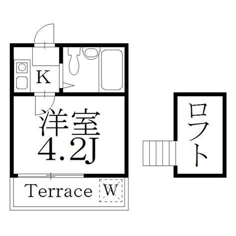 西武新宿線 新井薬師前駅 地上2階建て 築34年 東京都中野区上高田2 4万円／1k 洋42 K10 ロフト 2／11㎡｜賃貸物件