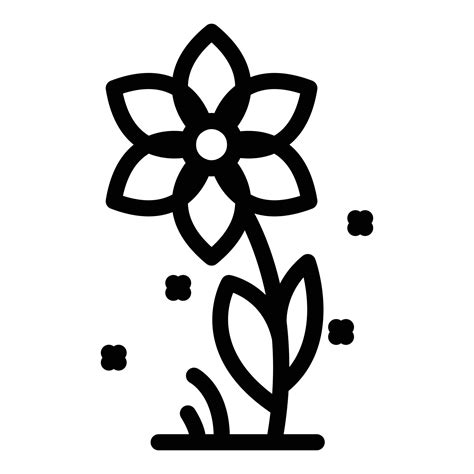 Flower nectar icon outline vector. Honey bee 15101630 Vector Art at ...