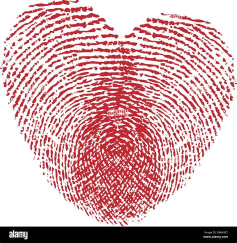 Fingerprint Card Stock Vector Images Alamy