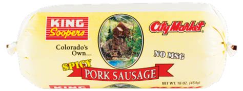 King Soopers City Market® Spicy Pork Sausage Roll, 16 oz - King Soopers