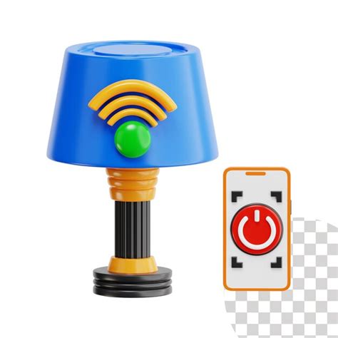 Premium Psd Smart Lamp 3d Illustration