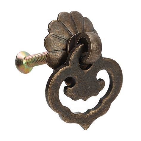 Lhcer Drawer Knobs Set Antique Cabinet Handles Bronze Color Auspicious