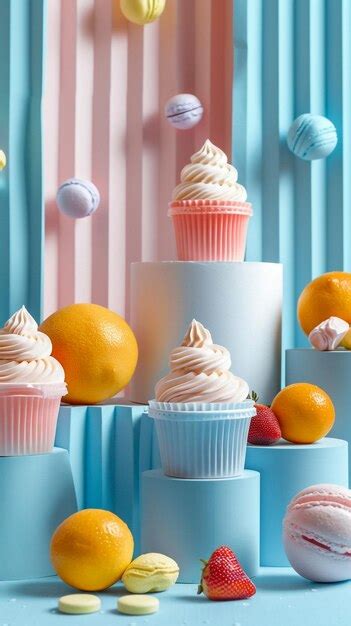 Unicorn Hot Choolate And Cookies For Party Premium AI Generated Image