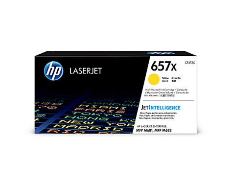 HP 657X Yellow High Yield Toner Cartridge CF472X Office Depot