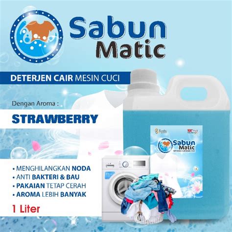 Jual Detergen Matic Aneka Aroma Kemasan Jurigen Liter Shopee Indonesia