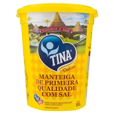 Manteiga De Primeira Qualidade Sal Tina Pote G Mercadolivre