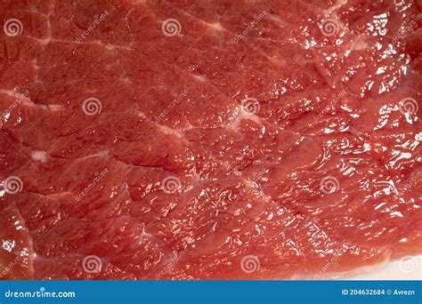 Fresh Raw Red Meat Texture Closeup Marbled Meat Stock Photo Image Of