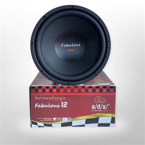 Jual Subwoofer Adx Fabulous Inch Double Coil Ready Stock Shopee