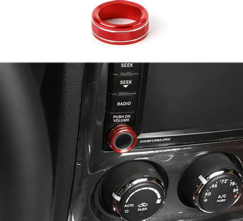 Amazon Hoolcar Interior Volume Center Control Knob Cover Aluminum