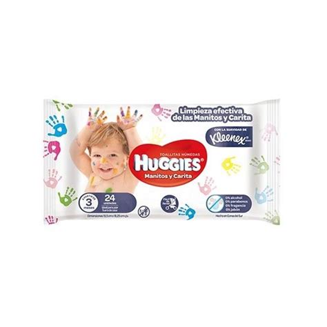 Huggies Toalla Humeda Manitos Y Carita 24 Und