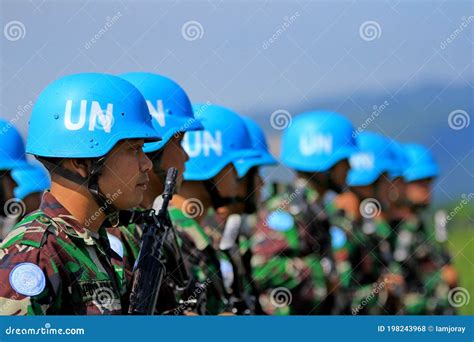 Indonesian National Armed Forces Training In Bogor Indonesia Editorial