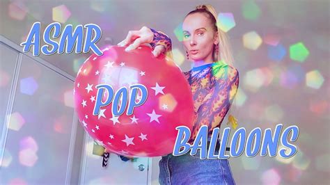 Asmr Balloons Blowing Up And Popping Balloons [ No Talking ] Youtube