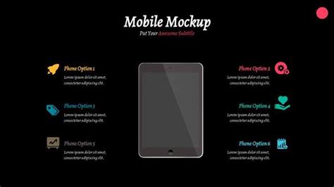 Capture Attention With A Mobile Mockup Of Cell Phone Powerpoint Template Free Download Pikbest