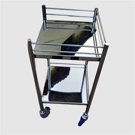 Statinless Steel Hospital Instrument Trolley Size X X Inch