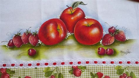 Pintura De Frutas Em Tecido Dicas E Riscos Fotos