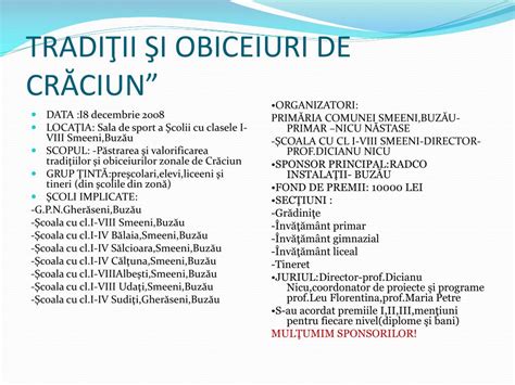 Ppt Festivalul Zonal De Tradi Ii I Obiceiuri De Cr Ciun Powerpoint