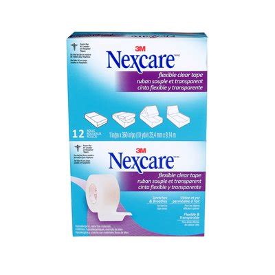 Nexcare Clear First Aid Tape In X Yds Wrapped M Canada