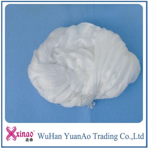 Raw White Polyester Hank Yarn For Sewing Thread Without Knot And Less