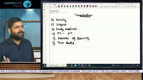 Ca Final May 24 New Direct Tax Hinglish Introduction Part 1