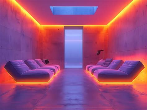 Premium Photo Room Decor Redefined Embrace Vibrant Neon Colors And Futuristic Cyberpunk