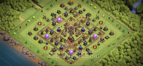 Best Anti 2 Stars Base Th10 With Link Anti Everything Town Hall Level 10 Base Copy 248