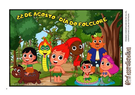 Painel Folclore Gratuito - Professora Aliane Alves Oficial: FOLCLORE BRASILEIRO PAINEL COLORIDO