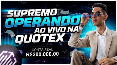 Live Quotex Operando Ao Vivo X R Reais Faturados Na Manh