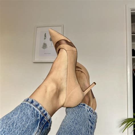 John Lewis Nude Heels Worn Once For A Wedding RRP Depop