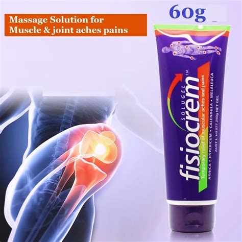 Fisiocrem 60g Muscle And Joint Aches Pains Massage Solution Bumps Bruises