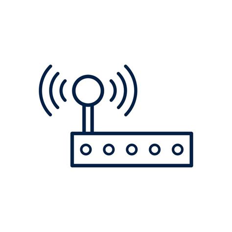 Premium Vector Wi Fi Router Icon Vector Logo Illustration