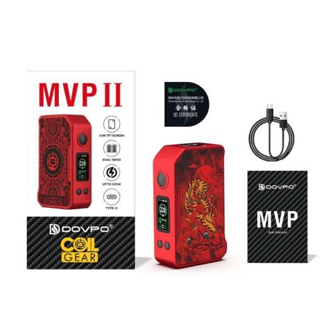 Jual Authentic Dovpo Mvp Ii X Coil Gear Special Edition Le Box Mod